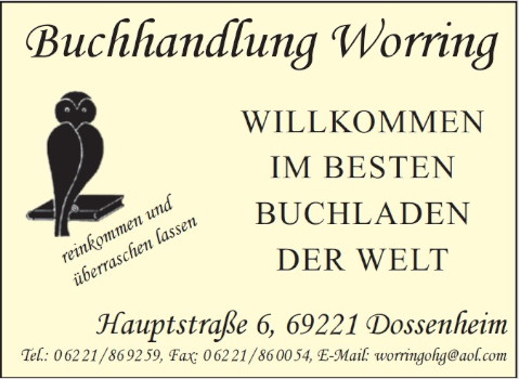 Banner Buchhandlung Worring