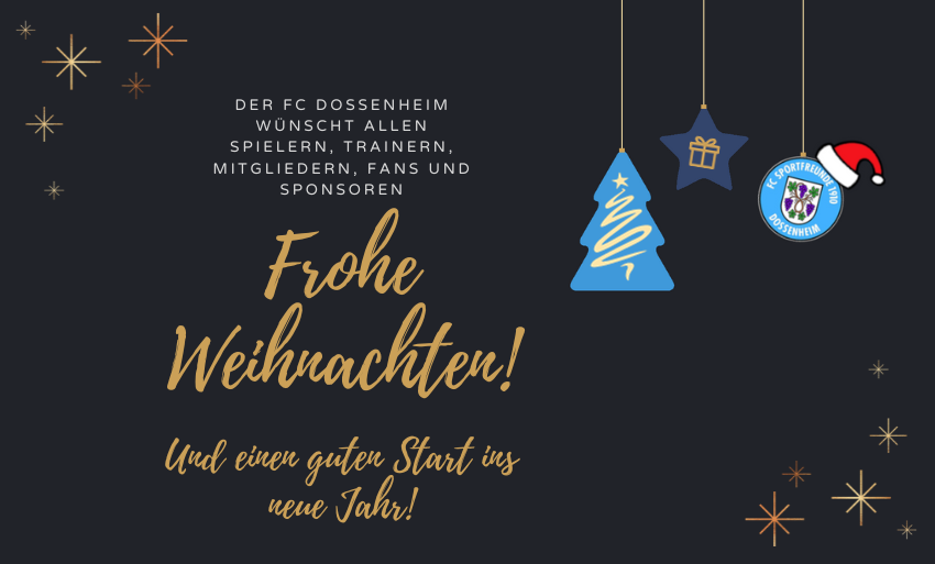 Frohe Weihnachten FC Dossenheim