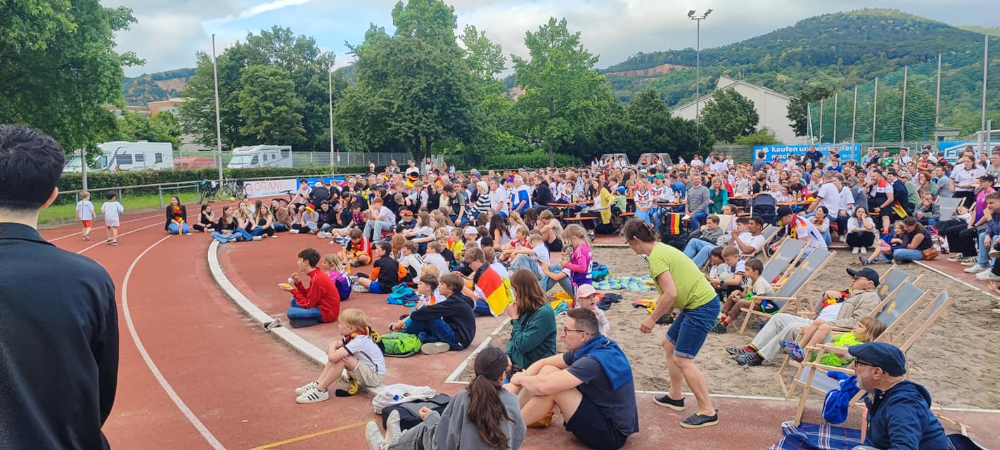 Bild vom Public Viewing zur EM