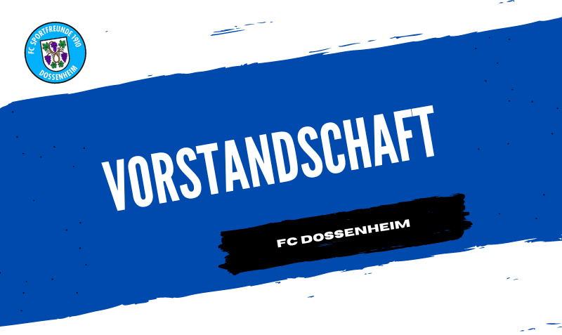Banner Vorstandschaft