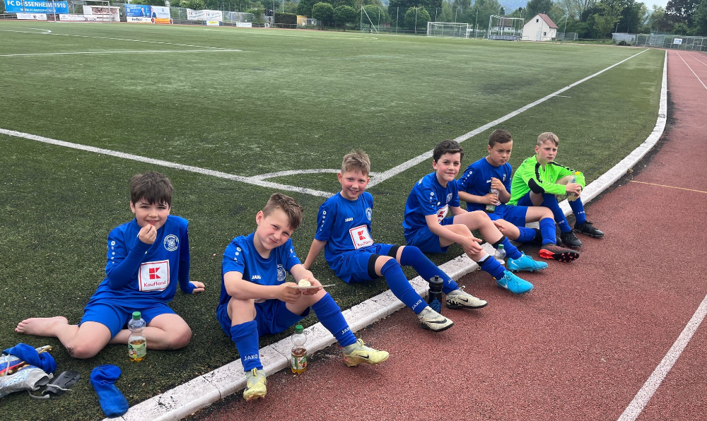 E2 in der Pause zwischen zwei Spielen