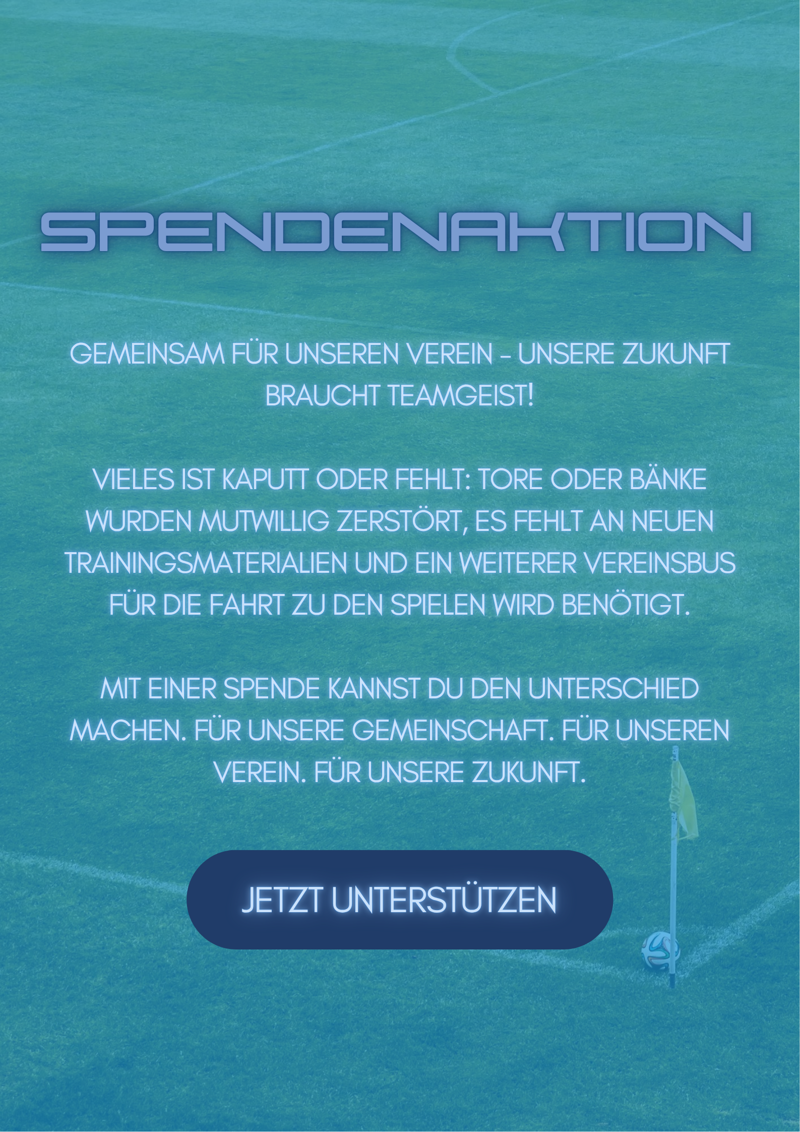 Pop-Up Spendenaktion
